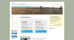 Desktop Screenshot of barefootworkshops.org