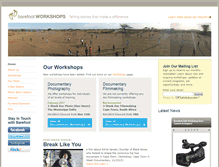 Tablet Screenshot of barefootworkshops.org